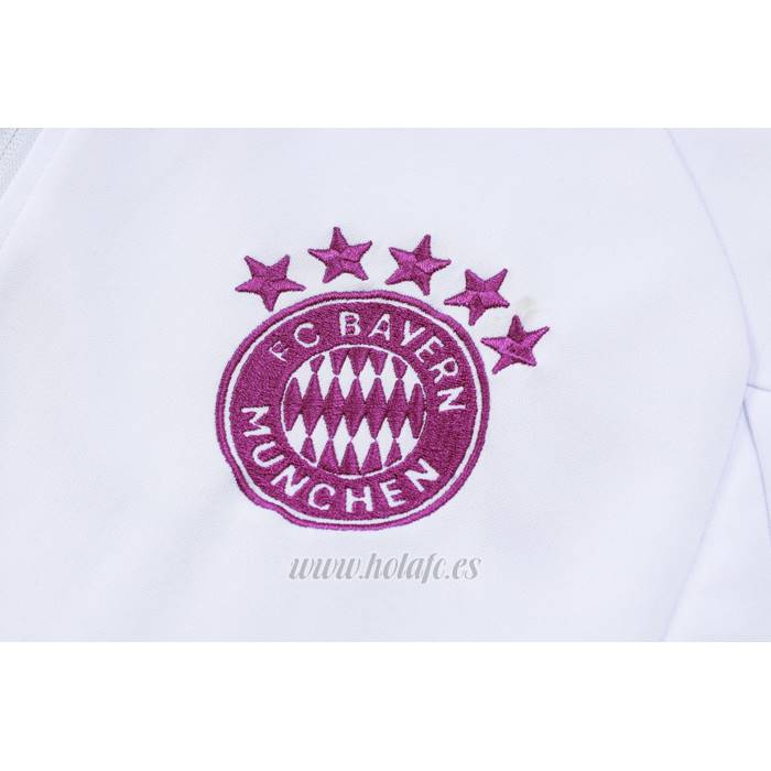 Chandal de Chaqueta del Bayern Munich 2023-2024 Blanco
